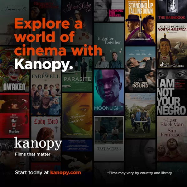 Explore a world of cinema with Kanopy